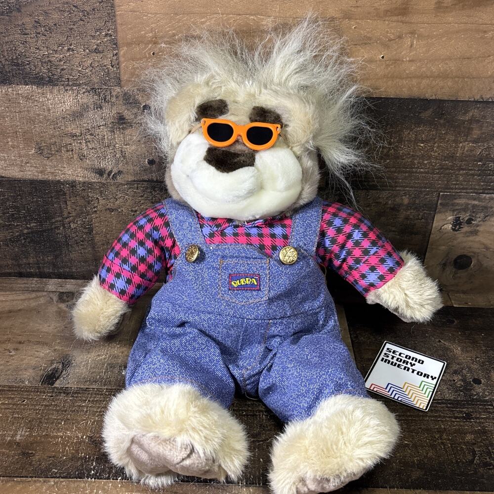 Vintage 1997 Tyco Real Talkin Bubba Redneck Teddy Bear Plush TESTED WORKS